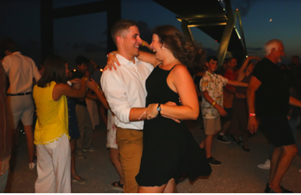 dancing on the cooper